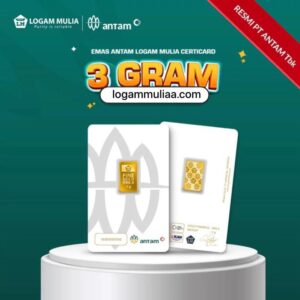 3grr Emas batangan - 3 gram