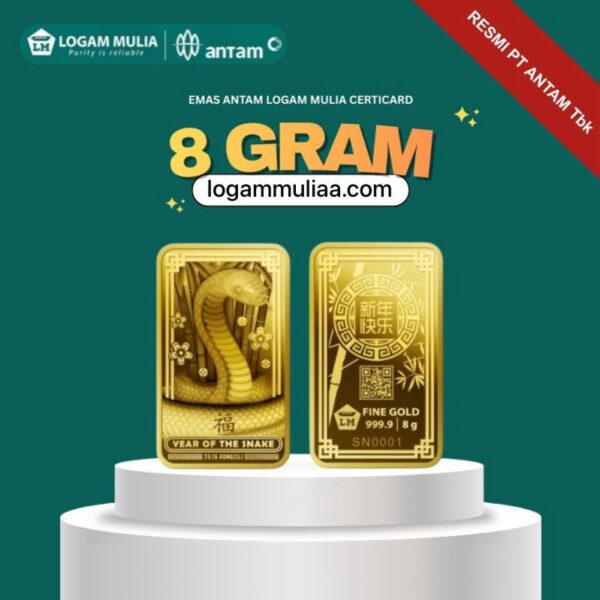 imlek8gr Emas Imlek Year of The Snake - 8 gram